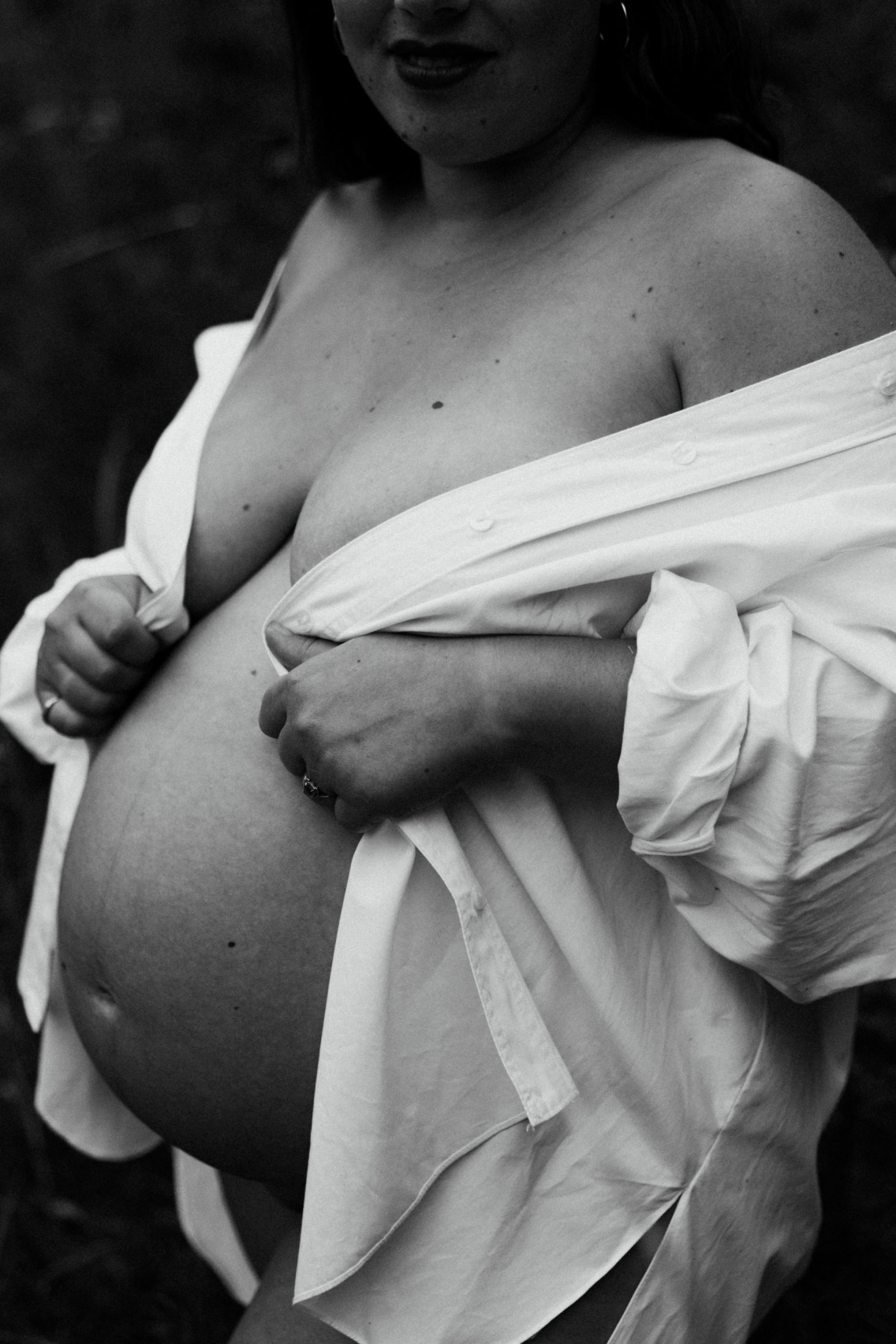 Maternity Naked Baby Belly Family | Sam Gaetz Photography